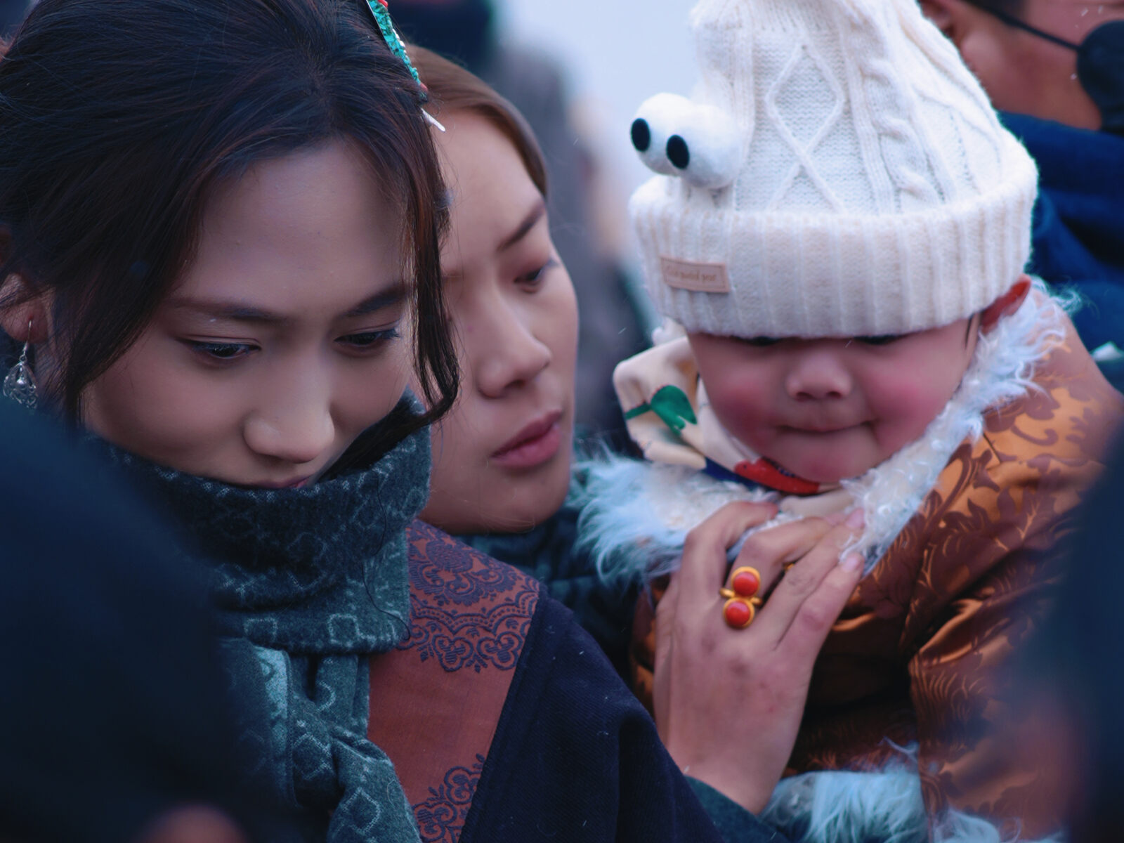 牵着小手